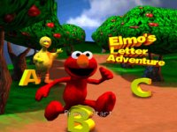Elmo's Letter Adventure Playstation US box art